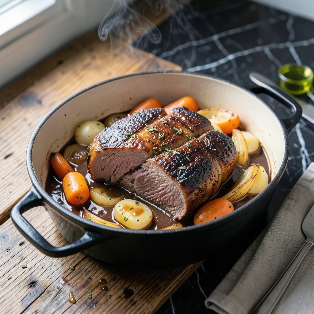 Pot Roast Recipe Cooking Classy: Dutch Oven Fork-Tender Masterpiece