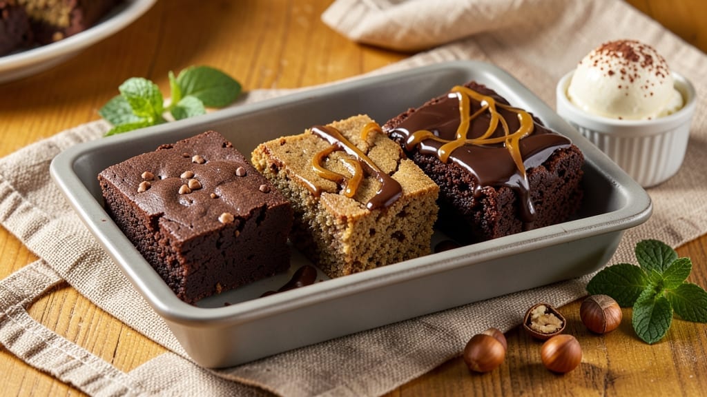 3-Chocolate Brownie Recipe: Fudgy Cracks and Double Chocolate Swirls