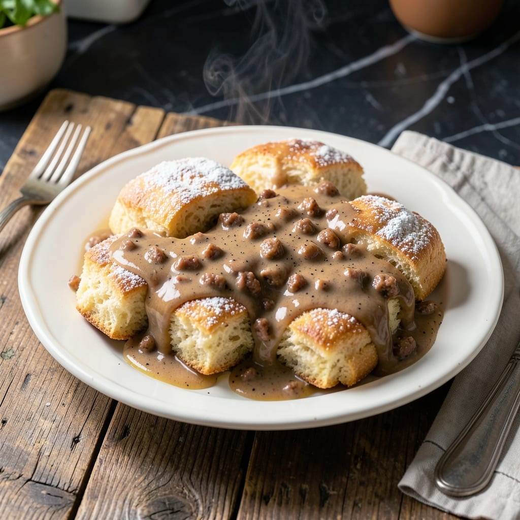 Crock Pot Biscuits and Gravy Recipe: Slow-Cooked Southern Comfort