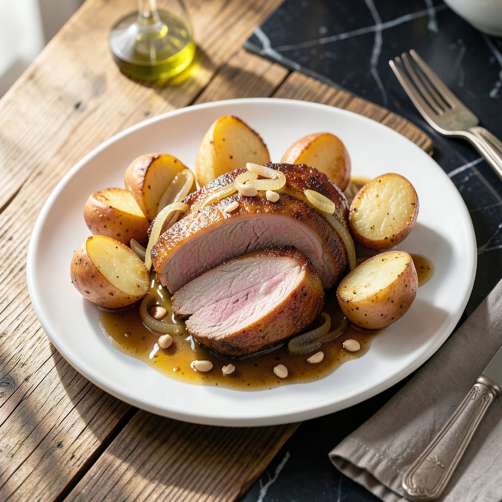 Pork Loin and Potatoes Crock Pot Recipe: Set-and-Forget Savory Meal