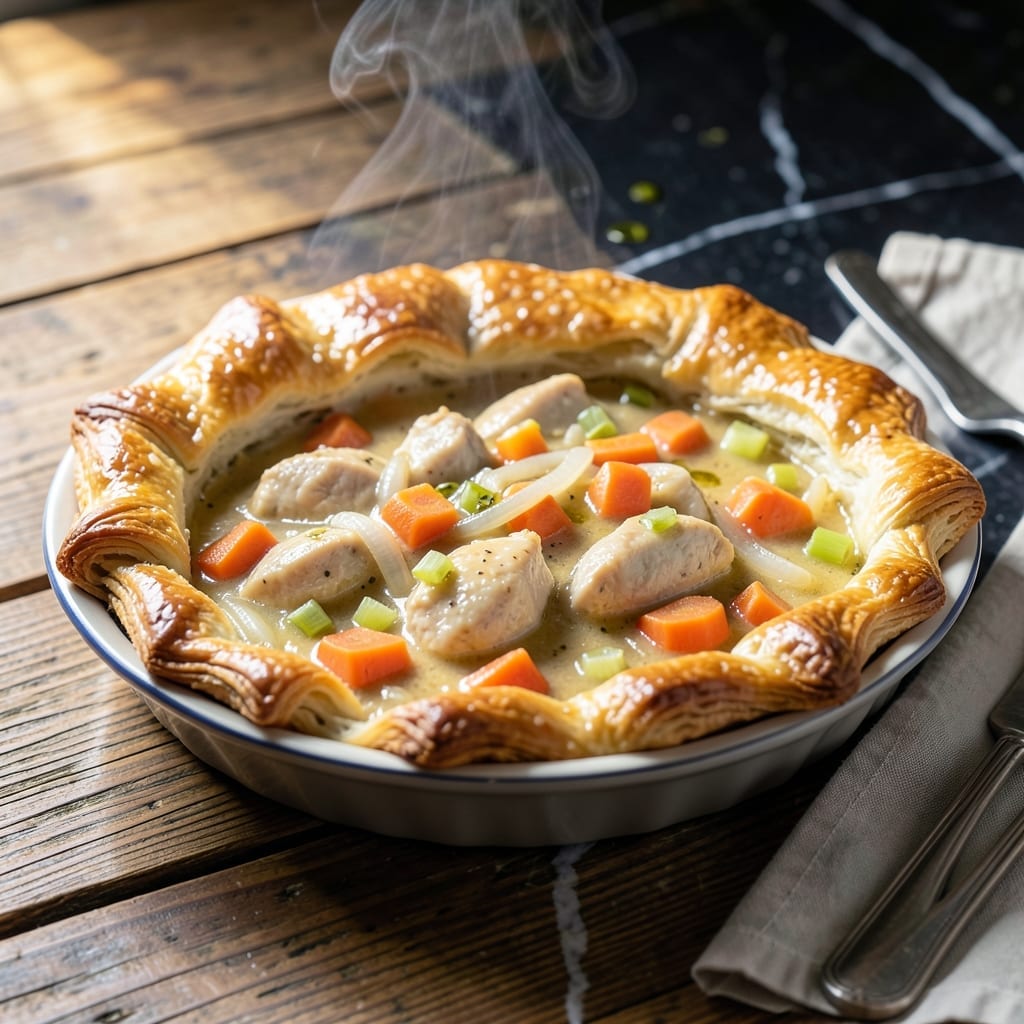 Chicken Pot Pie Recipe With Pillsbury Crescent: Flaky Shortcut to Comfort
