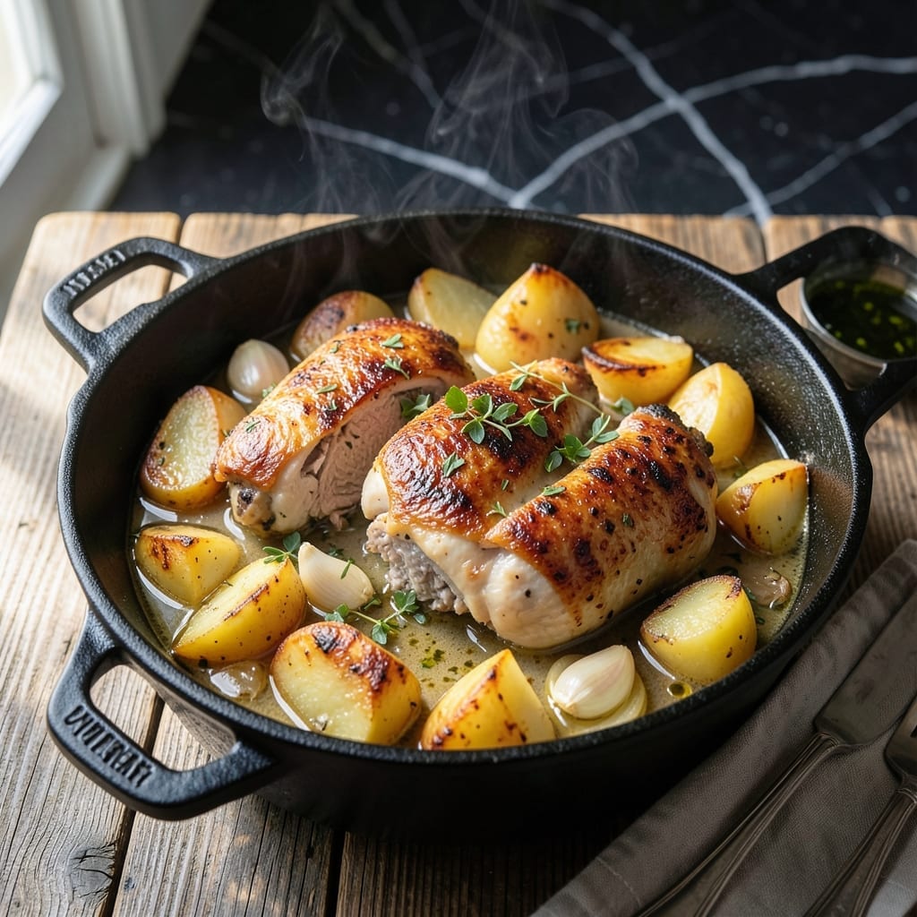 Chicken and Potato One Pot Recipe: Savory All-in-One Meal