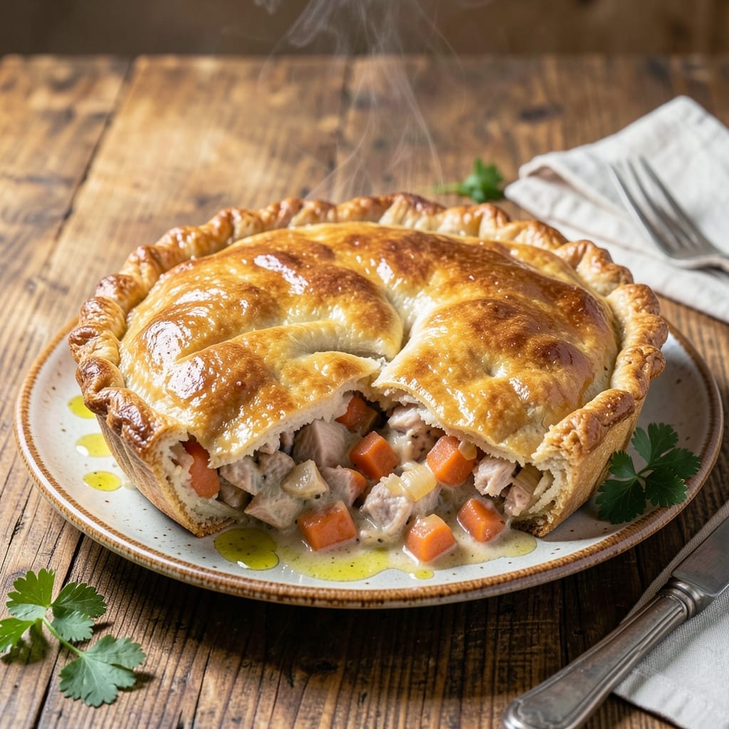 Brazilian Chicken Pot Pie Recipe: Golden Crust Over Spiced Latin Comfort