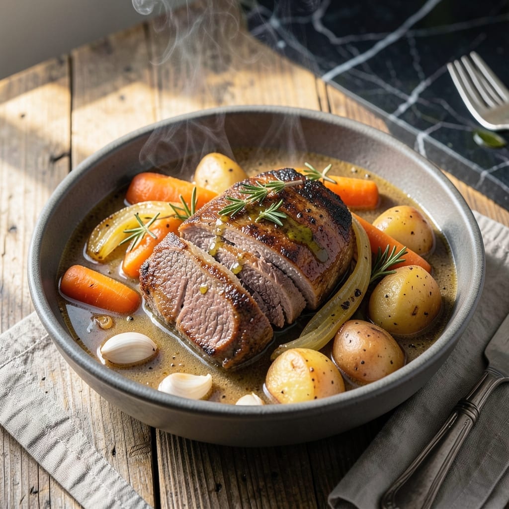 Chuck Roast Crock Pot Recipe: Hands-Off Sunday Dinner with Rich Gravy Chuck Roast Crock Pot Recipe: Hands-Off Sunday Dinner with Rich Gravy