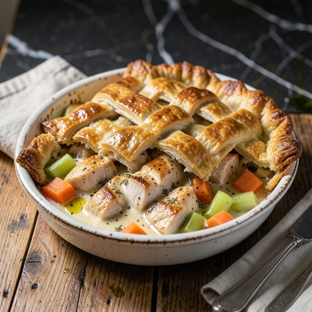 Healthy Homemade Chicken Pot Pie Recipe: Whole-Wheat Crust With Herb-Infused Gravy