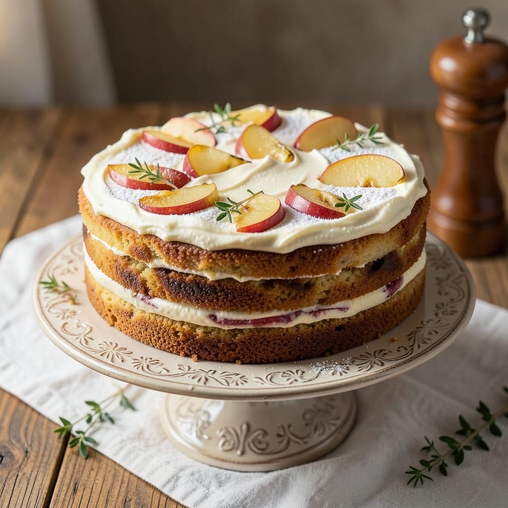 8-Inch Apple Cake Recipe: Spiced Vanilla Bean Swirl in One Pan
