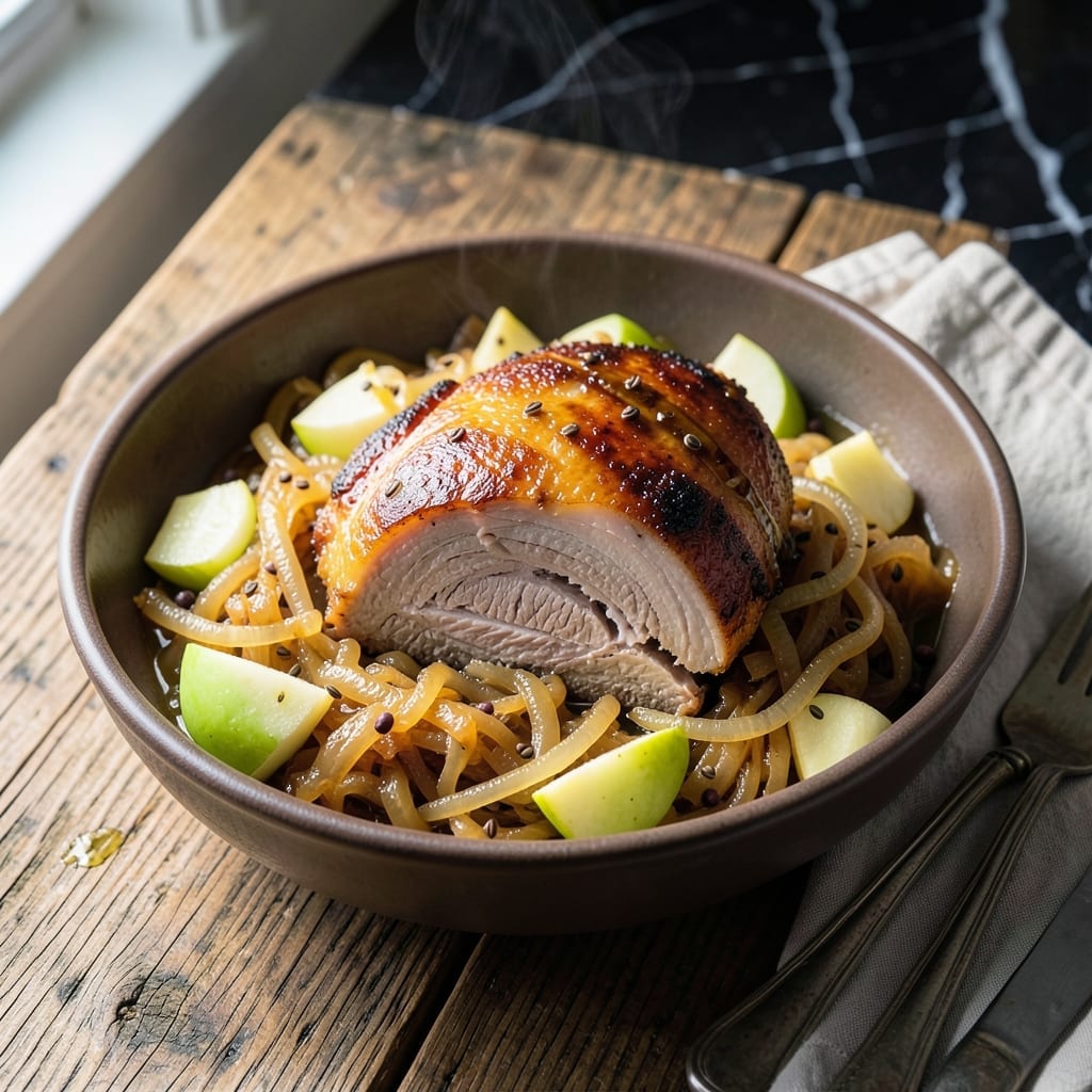 Pork Shoulder and Sauerkraut Crock Pot Recipe: German-Inspired Slow Cooker Meal