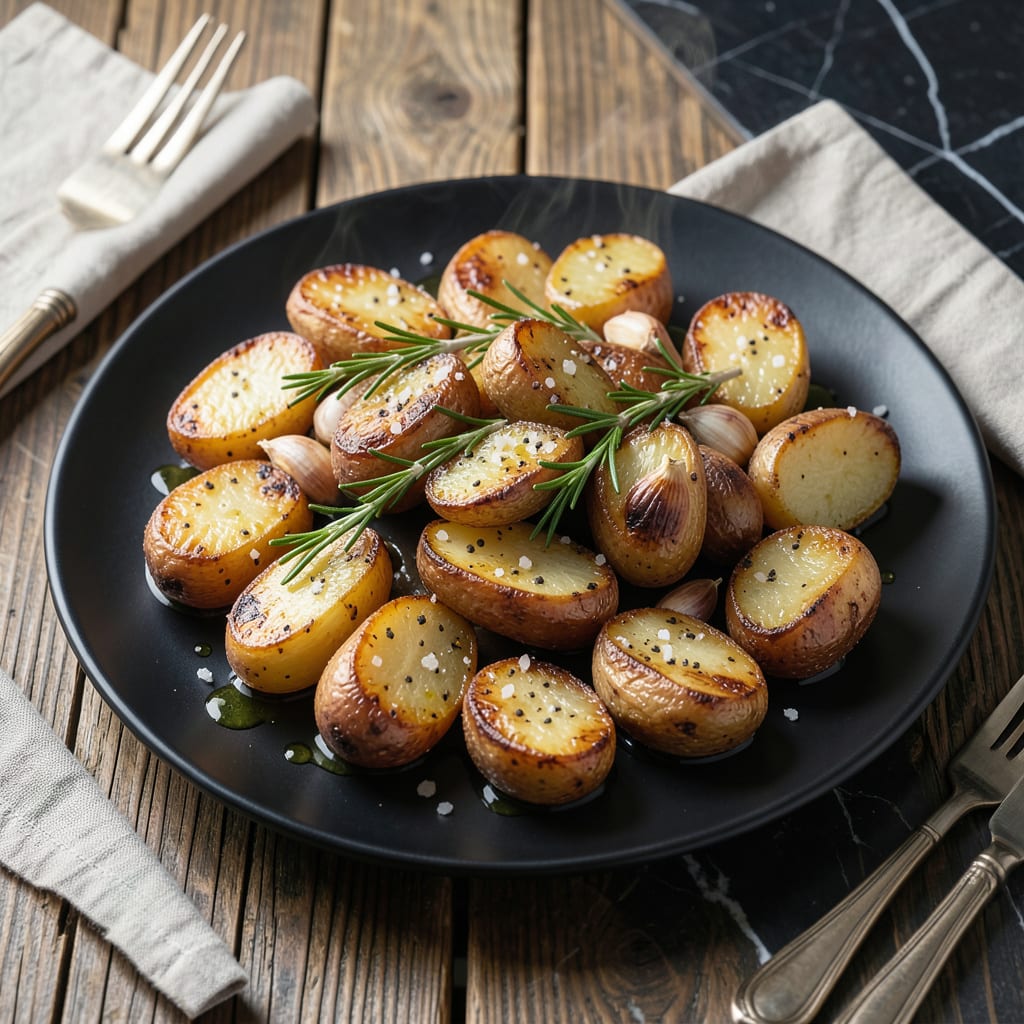 Duck Fat Roasted Potatoes Recipe: Ultra Crisp Exteriors with Fluffy Centers illustration with key details