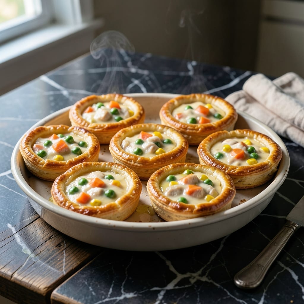 Campbells Mini Chicken Pot Pie Recipe: Flaky Crust with Savory Filling