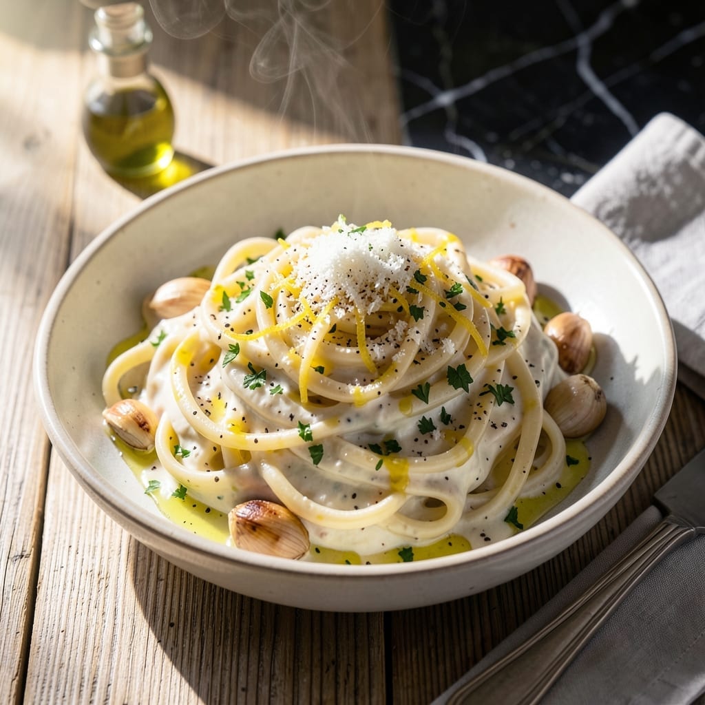 One Pot Lemon Ricotta Pasta Recipe: Zesty Creaminess in One Pan One Pot Lemon Ricotta Pasta Recipe: Zesty Creaminess in One Pan