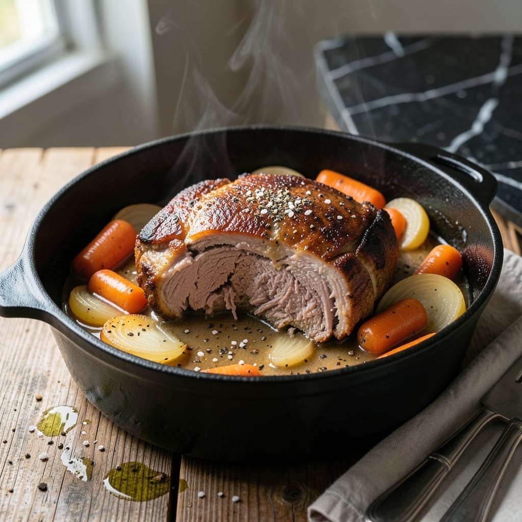 Fall Apart Pot Roast Recipe: Dutch Oven Braised With Red Wine Richness