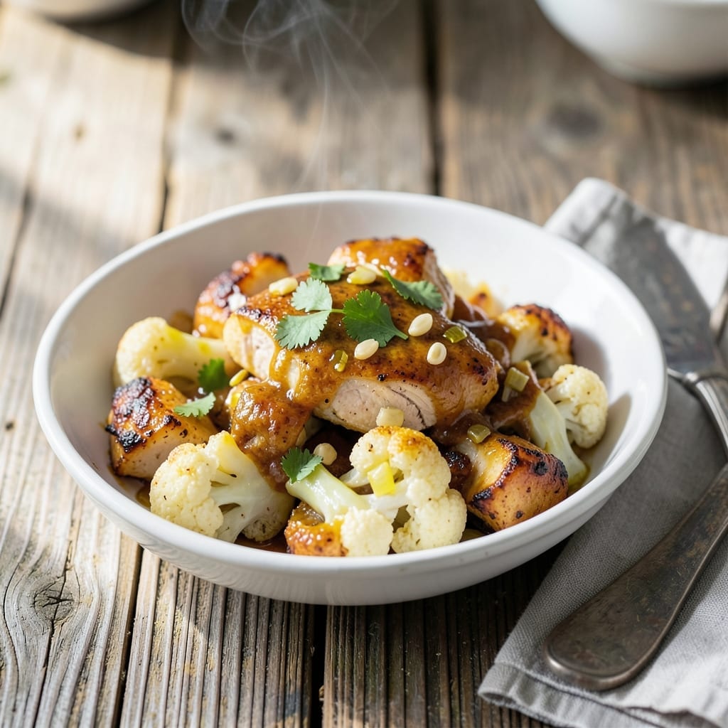 Chicken Cauliflower Instant Pot Recipe: Creamy Curry in One Pot