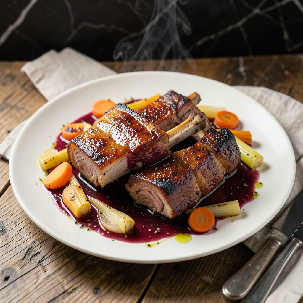 Frozen Short Ribs Instant Pot Recipe: Rich Red Wine Reduction