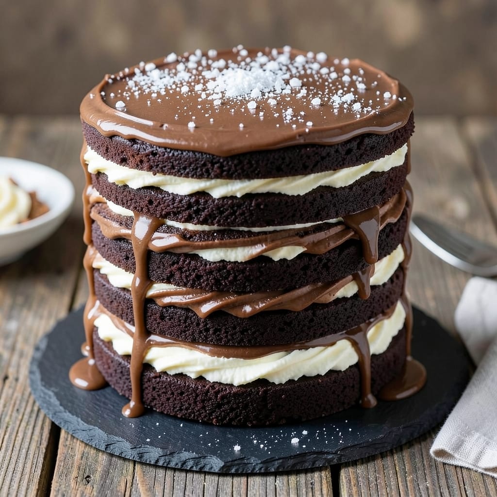 14 Layer Chocolate Cake Icing Recipe: Decadent Swirls and Crisp Edges