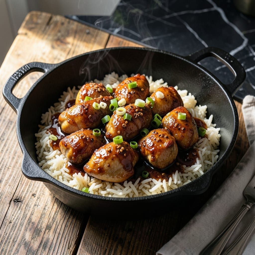 Chicken Mongolian Pot Rice Recipe: Savory One-Pot Meal with Bold Flavors