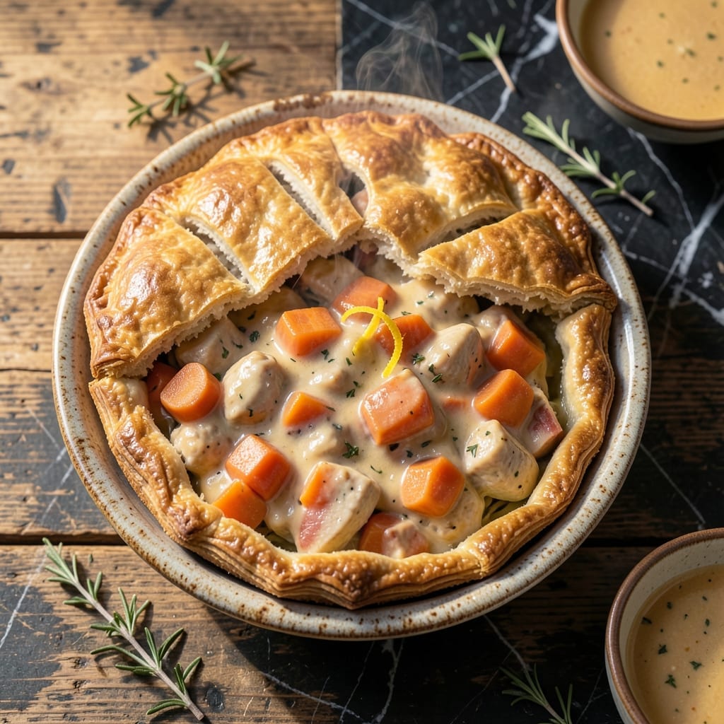 Brenda Gantt's Chicken Pot Pie Recipe: Golden Crust Hugging Savory Filling Brenda Gantt's Chicken Pot Pie Recipe: Golden Crust Hugging Savory Filling