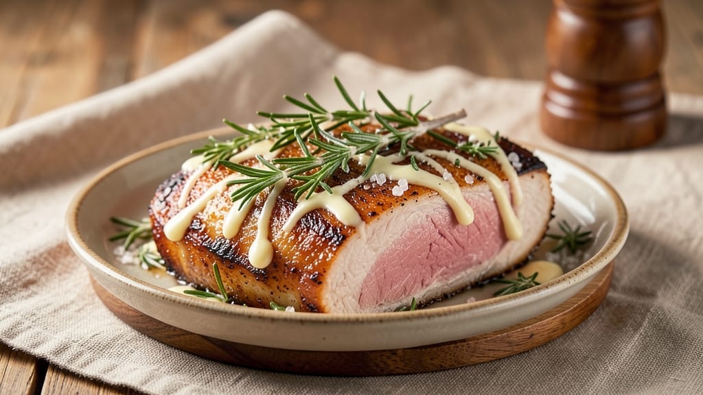 2-Pound Pork Loin Roast Recipe: Juicy Pink Center With Crispy Herb Crust