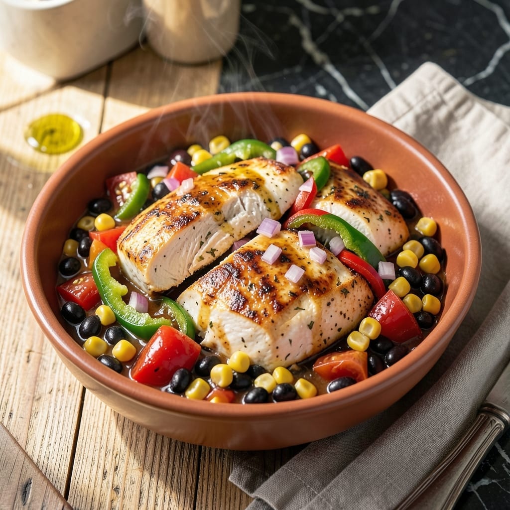 Santa Fe Chicken Crock Pot Recipe: Southwestern Spice in Set-It-And-Forget-It Style
