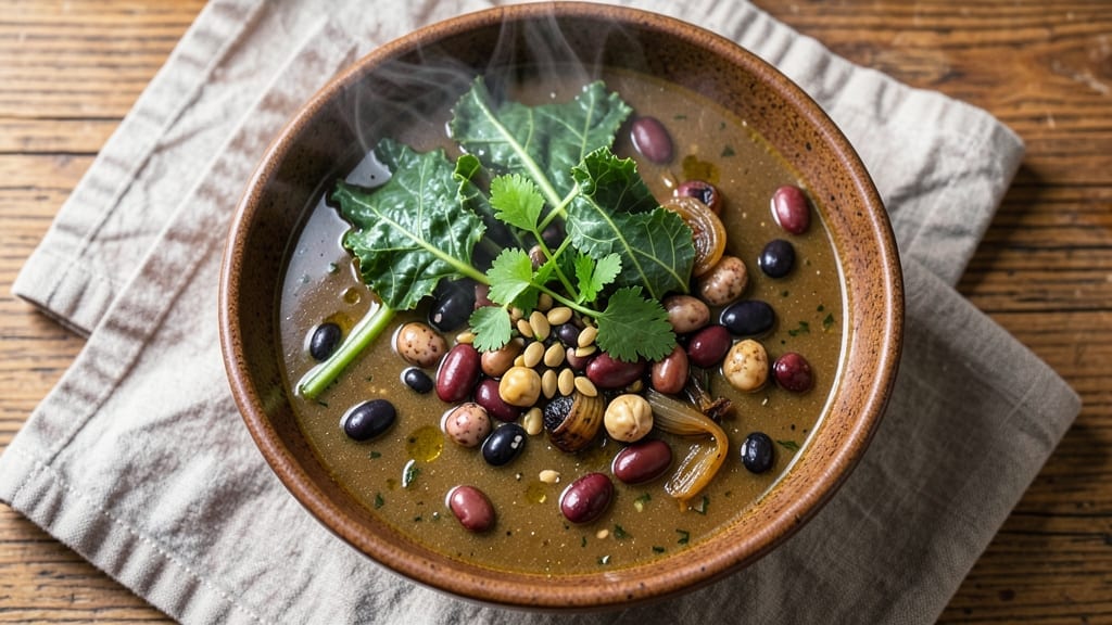 15 Bean Soup Recipe with Kale: Hearty Winter Stew in One Pot