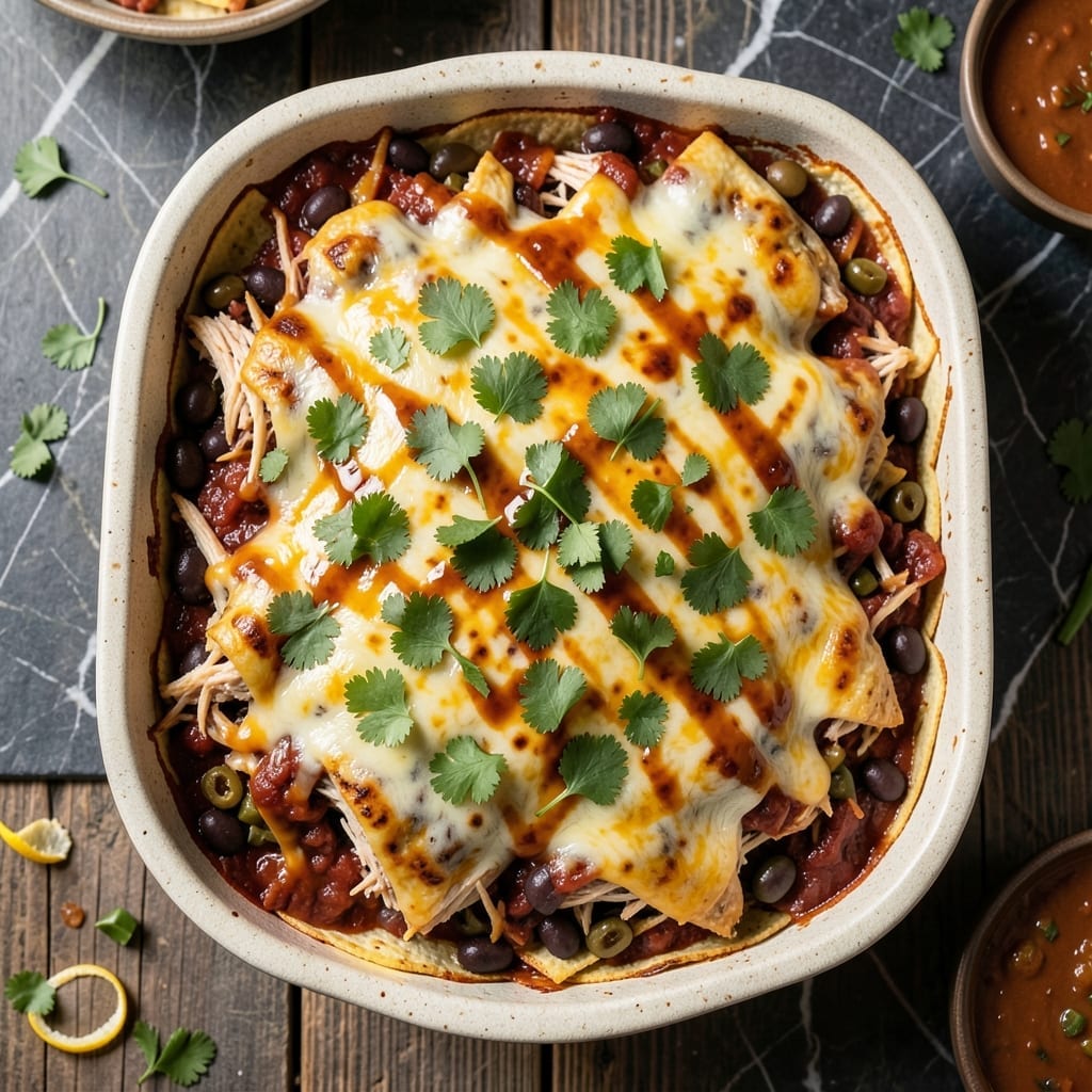 Instant Pot Chicken Enchilada Casserole Recipe: Layered Tex-Mex in One Pot
