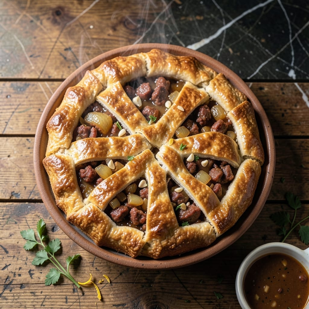 Italian Sausage Pot Pie Recipe: Rustic Filling Under Buttery Layers
