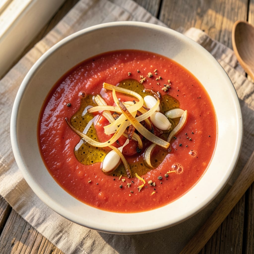 5-Ingredient Tomato Soup Recipe: Velvety Smoothness Without the Blender