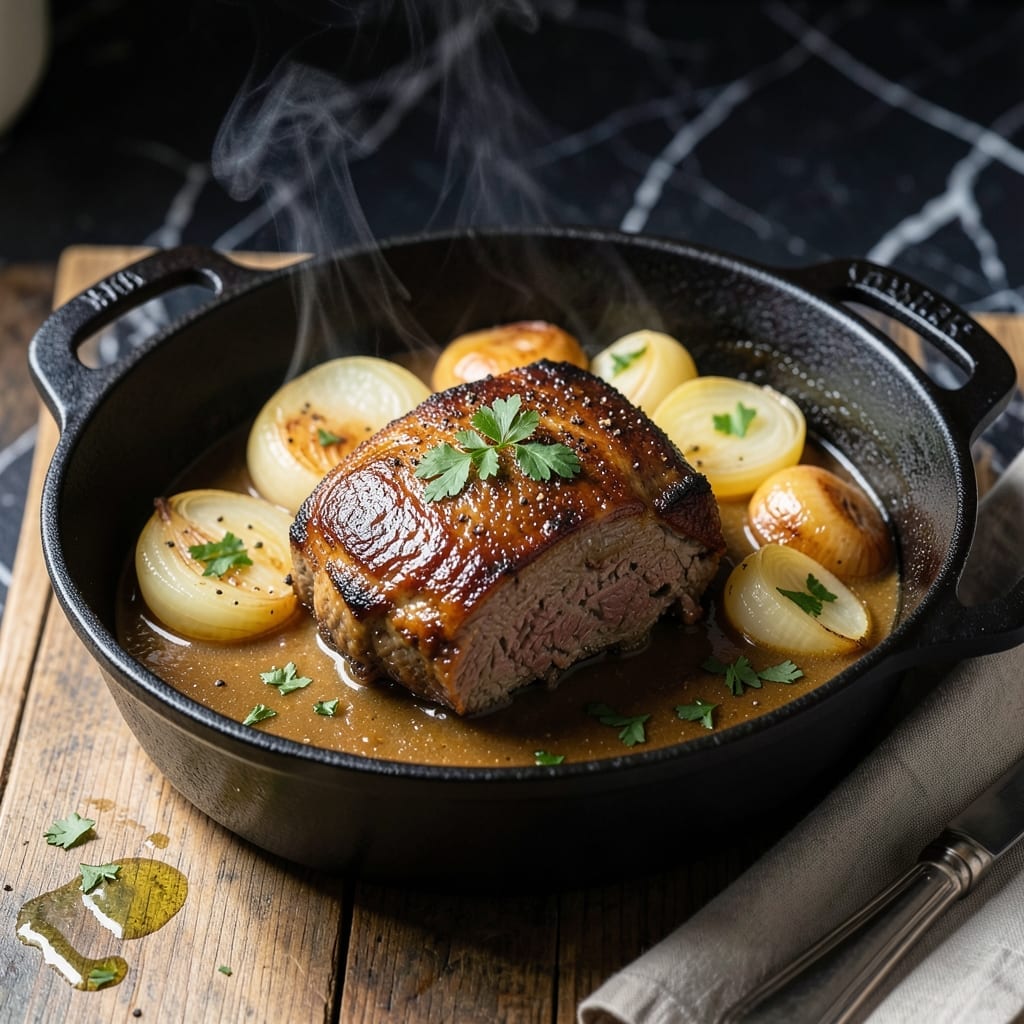 Slow Roast Pot Roast Recipe: Fall-Off-The-Bone Richness With Root Vegetables
