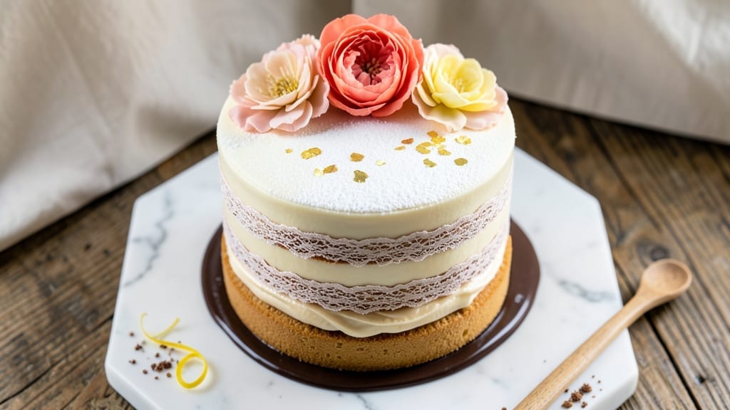 8-Inch Wedding Cake Recipe: Elegant Layers With Buttery Swirls