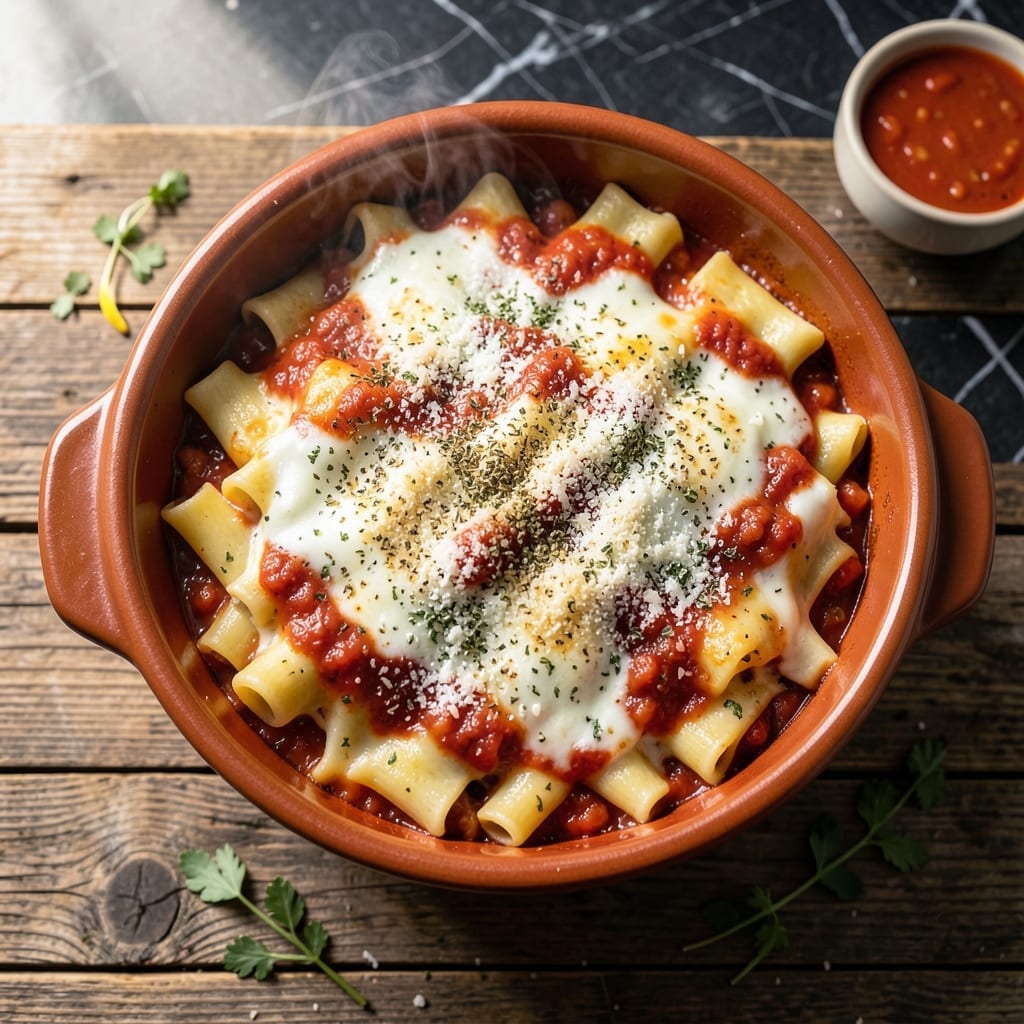 Manicotti Lasagna Crock Pot Recipe: No-Boil Pasta Layers of Cheese