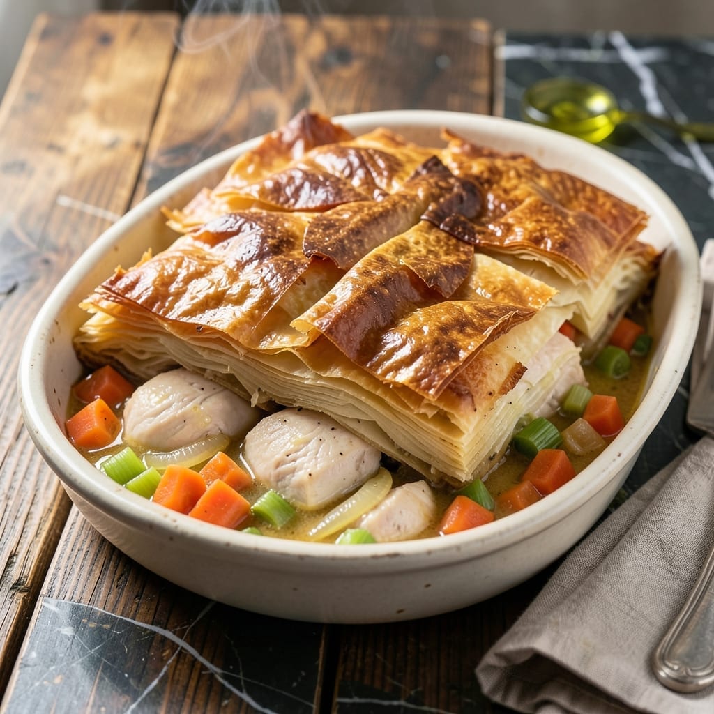 Phyllo Dough Pot Pie Recipe: Crisp Layers Hugging Savory Comfort