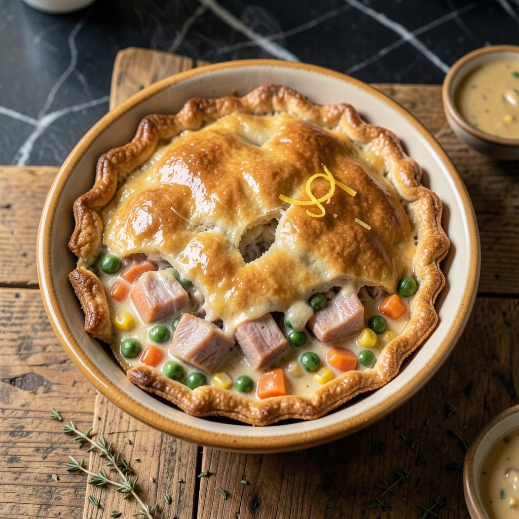 Ham Pot Pie Recipe Pioneer Woman: Flaky Crust With Hearty Filling