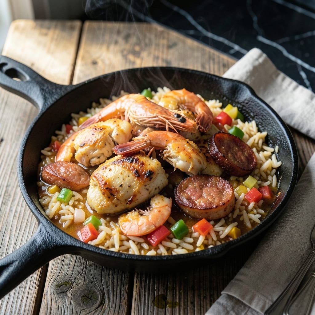 Chicken and Shrimp Jambalaya Crock Pot Recipe: Cajun Spice in Every Bite Chicken and Shrimp Jambalaya Crock Pot Recipe: Cajun Spice in Every Bite