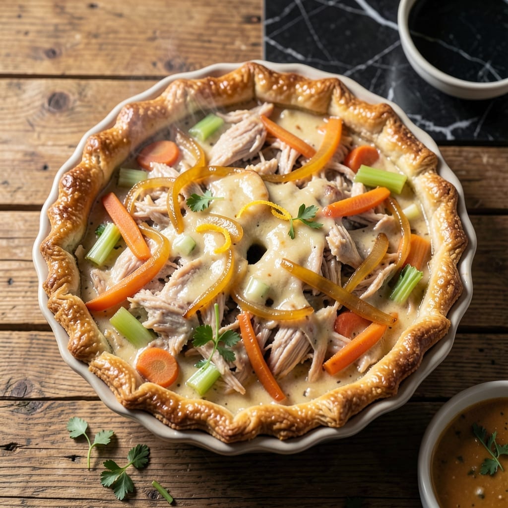 Chicken Pot Pie Recipe: Buttery Crust Over Savory Filling