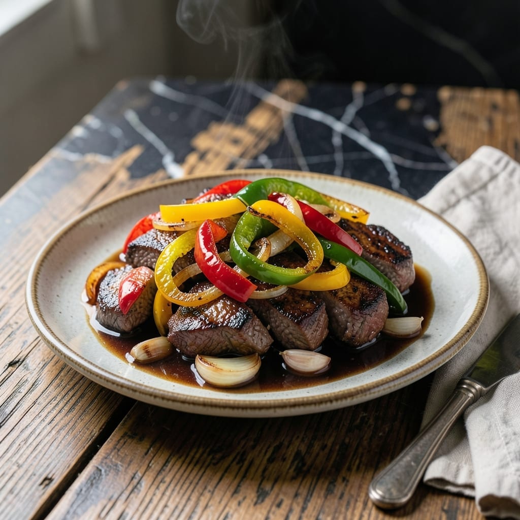 Instant Pot Pepper Steak Recipe: Tender Beef With Bell Pepper Sauce Instant Pot Pepper Steak Recipe: Tender Beef With Bell Pepper Sauce