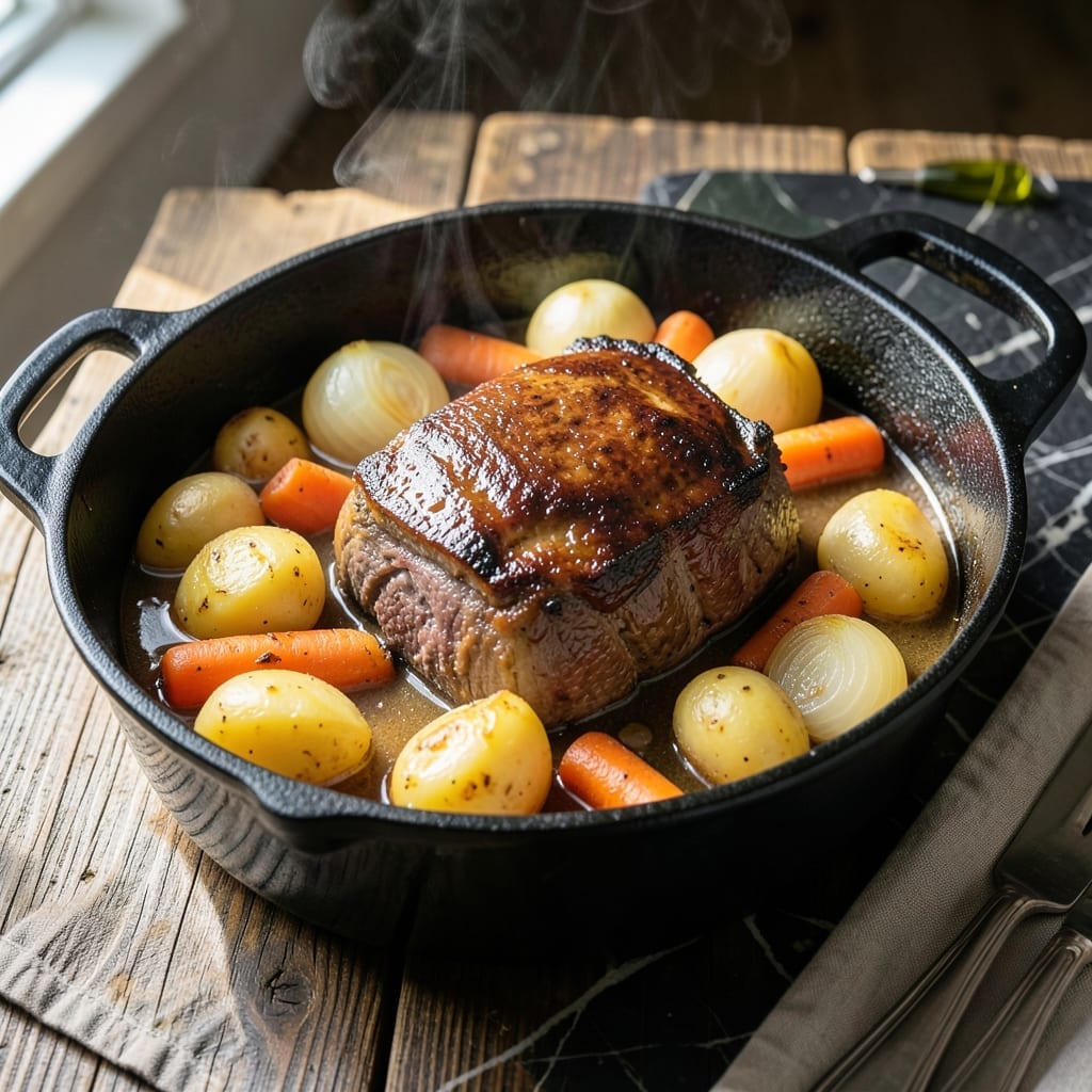 English Pot Roast Recipe: Sunday Supper with Root Vegetables