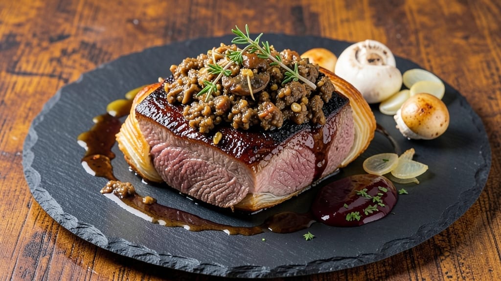 5 Star Beef Wellington Recipe: Puff Pastry Perfection With Mushroom Duxelles