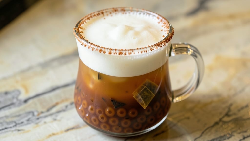 85 Degrees Boba Milk Tea Recipe: Silky Creamy Texture With Chewy Tapioca Pearls