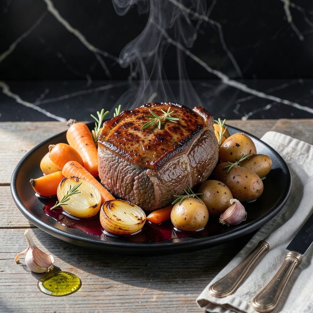 Jamie Oliver's Pot Roast Recipe: Slow-Braised Beef with Caramelized Root Vegetables Jamie Oliver's Pot Roast Recipe: Slow-Braised Beef with Caramelized Root Vegetables