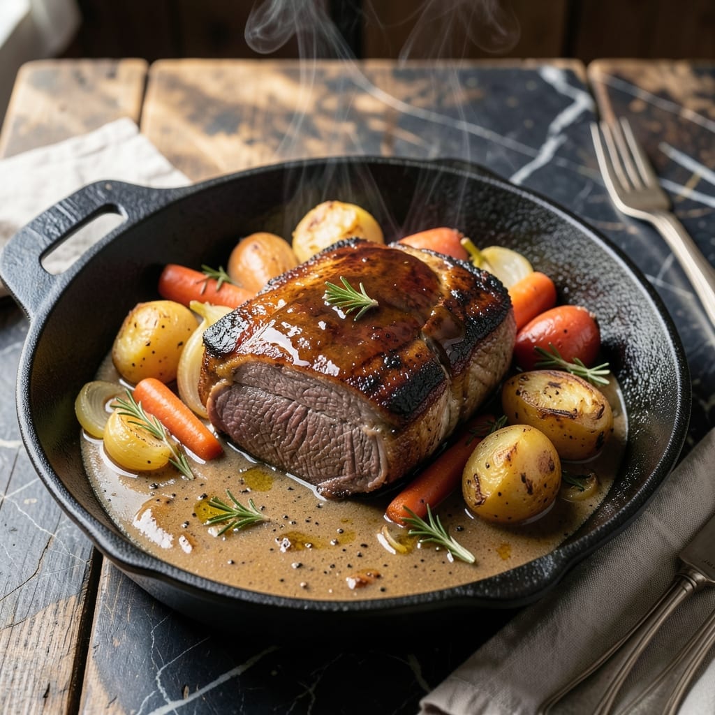Angus Beef Pot Roast Recipe: Rich Gravy and Root Vegetable Harmony
