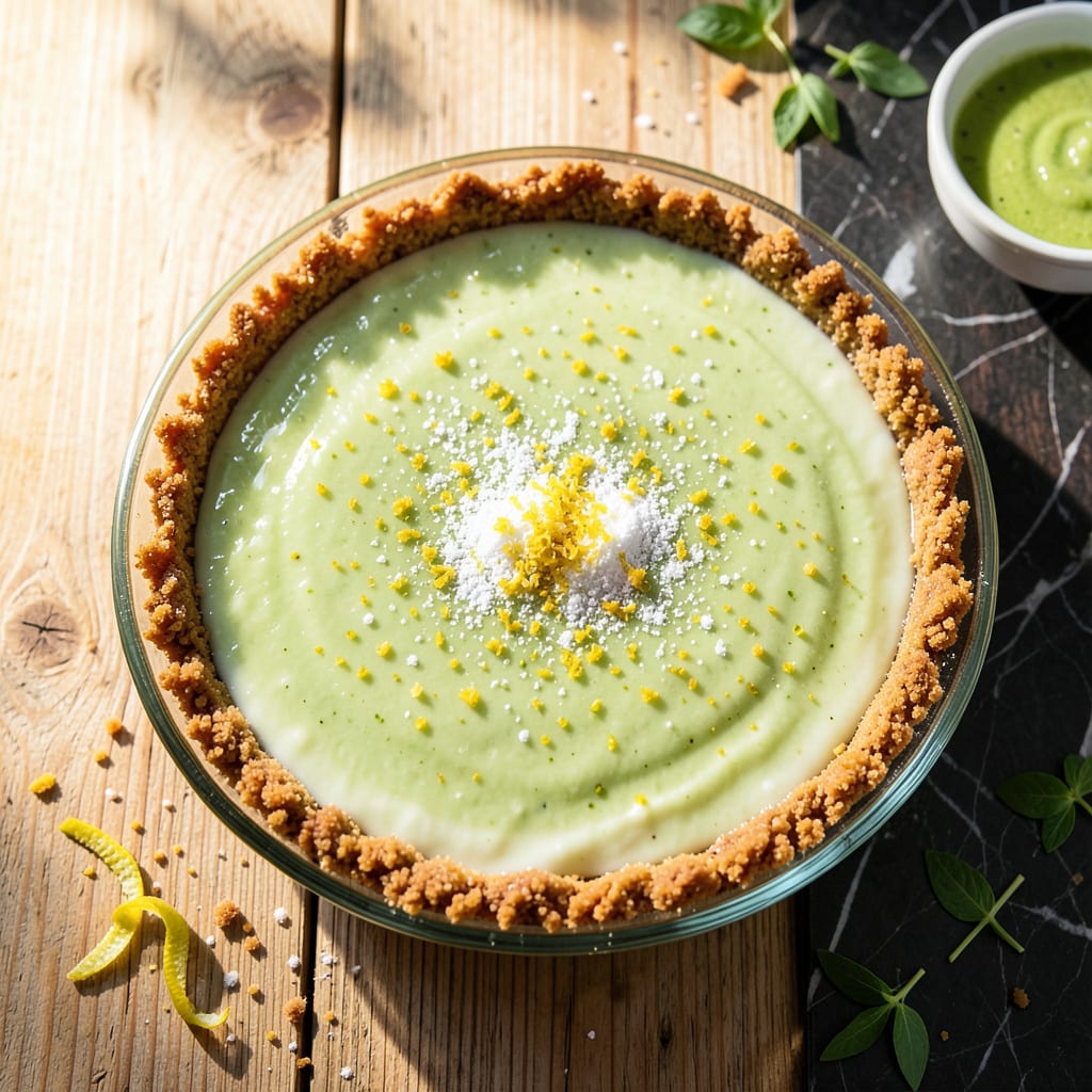 easy low fat key lime pie recipe example with annotations