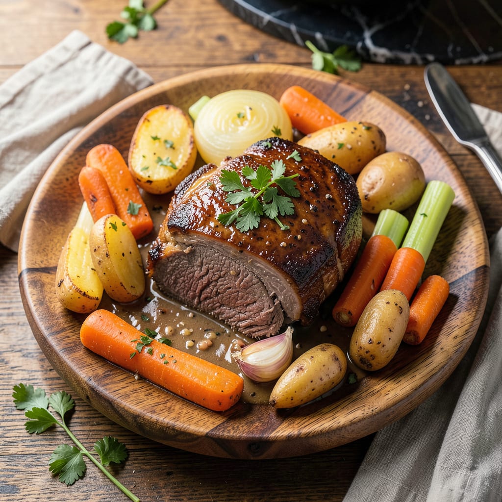 Comprehensive easy pot roast recipe in crock pot visual reference