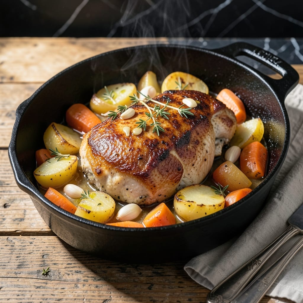 Chicken Pot Roast Recipe Oven: Herb-Infused One-Pot Sunday Supper