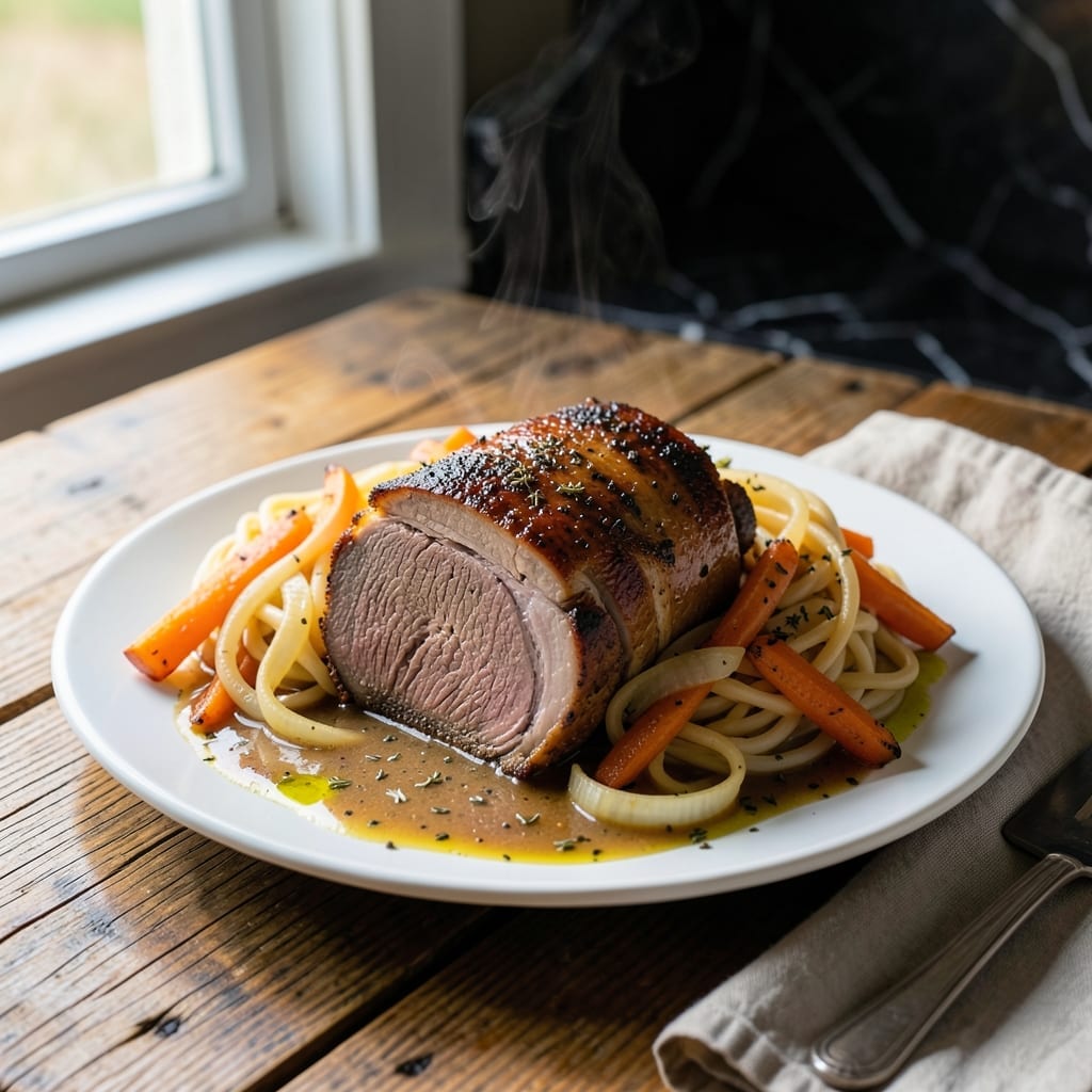 Pot Roast With Egg Noodles Recipe: Slow-Braised Beef With Buttery Noodles