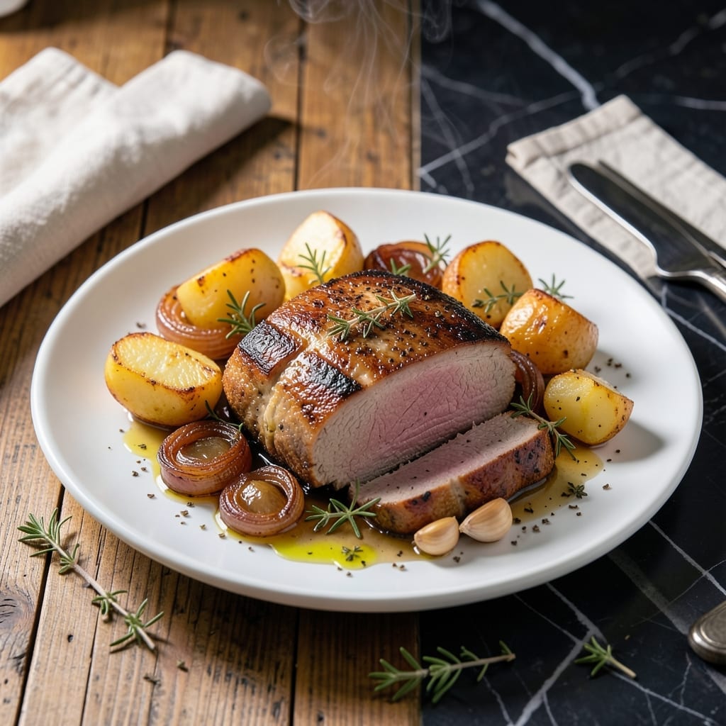 Pork Tenderloin and Potatoes Crock Pot Recipe: Hands-Off Herbed Elegance