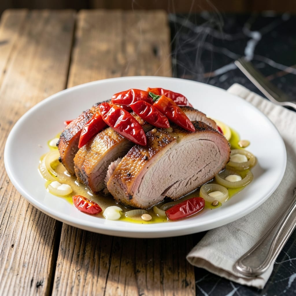 Mississippi Pork Loin Crock Pot Recipe: Pepperoncini-Infused Slow-Cooked Succulence