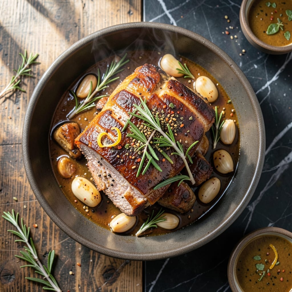 Porketta Roast Crock Pot Recipe: Italian Herb-Infused Slow Cooker Delight