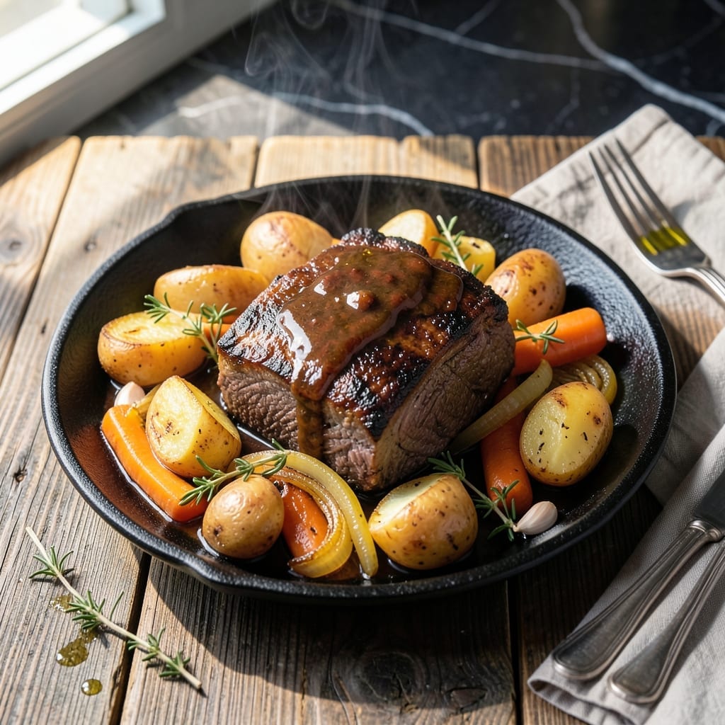 Ninja Pressure Cooker Pot Roast Recipe: Melt-In-Your-Mouth Beef in Half the Time