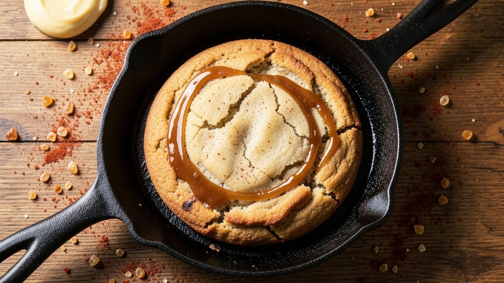 12 Inch Cast Iron Skillet Cookie Recipe: Warm Spice Crunch Straight From The Oven 12 Inch Cast Iron Skillet Cookie Recipe: Warm Spice Crunch Straight From The Oven