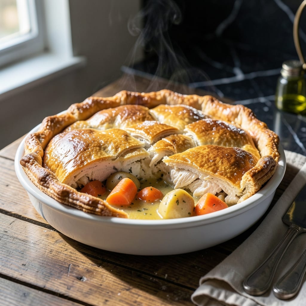 Sam's Club Chicken Pot Pie Recipe: Golden Crust Over Savory Filling