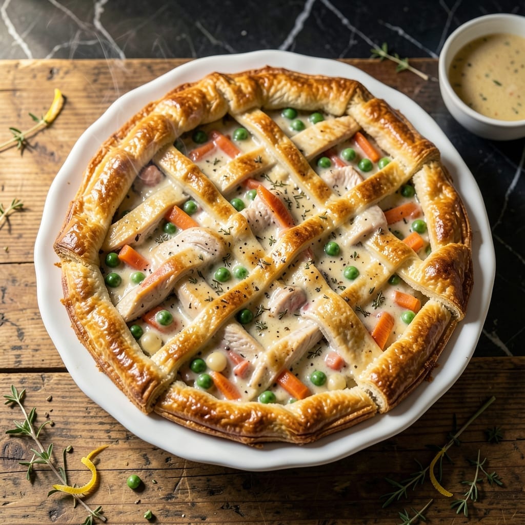 Magnolia Table Chicken Pot Pie Recipe: Flaky Crust With Creamy Herb Filling Magnolia Table Chicken Pot Pie Recipe: Flaky Crust With Creamy Herb Filling